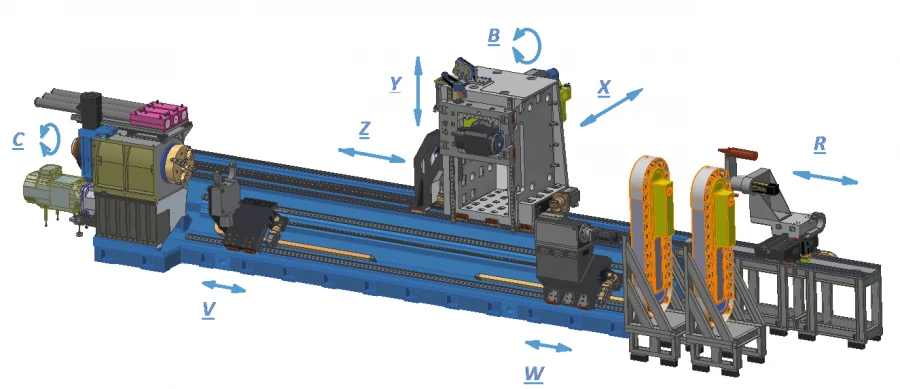 CNC Turning-Milling Machining Center for Complex Parts NT1000F4