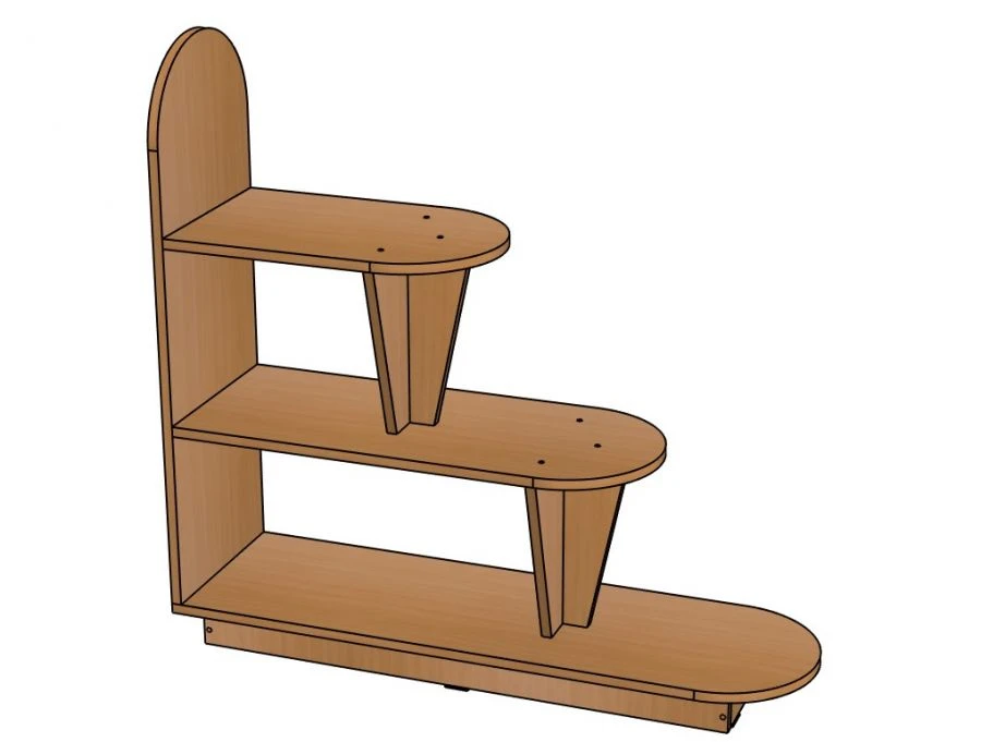 Cascade Mini Shelf for Preschool Activities - Model SJ96