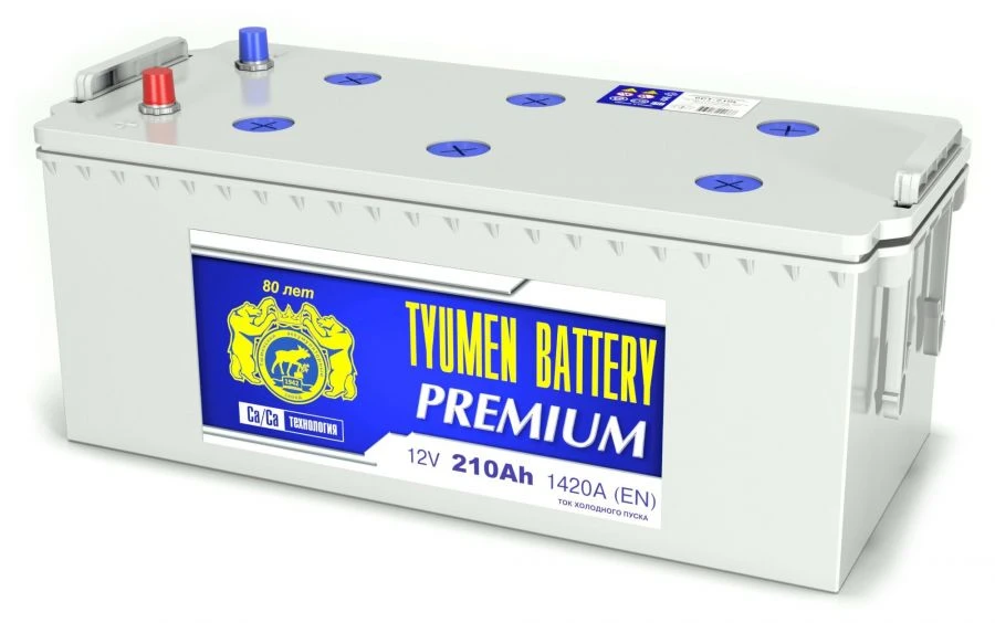 بطارية سائلة قابلة للشحن TYUMEN BATTERY 6СТ-210L PREMIUM