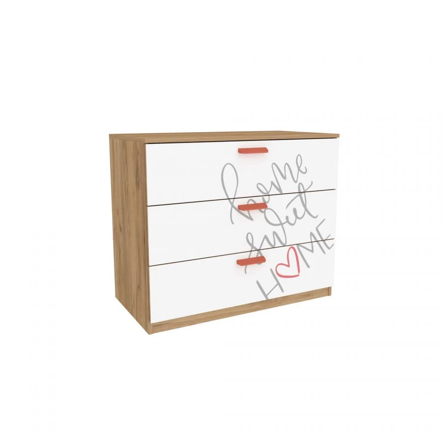 Oliver LD.524210.000 Chest of Drawer Facade Set (White)