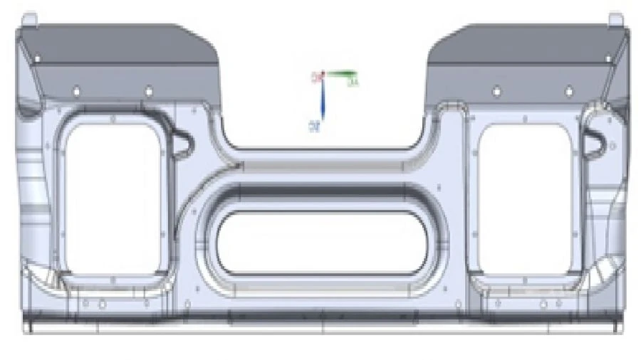 لوحة داخلية أمامية للسيارات - A9606120210