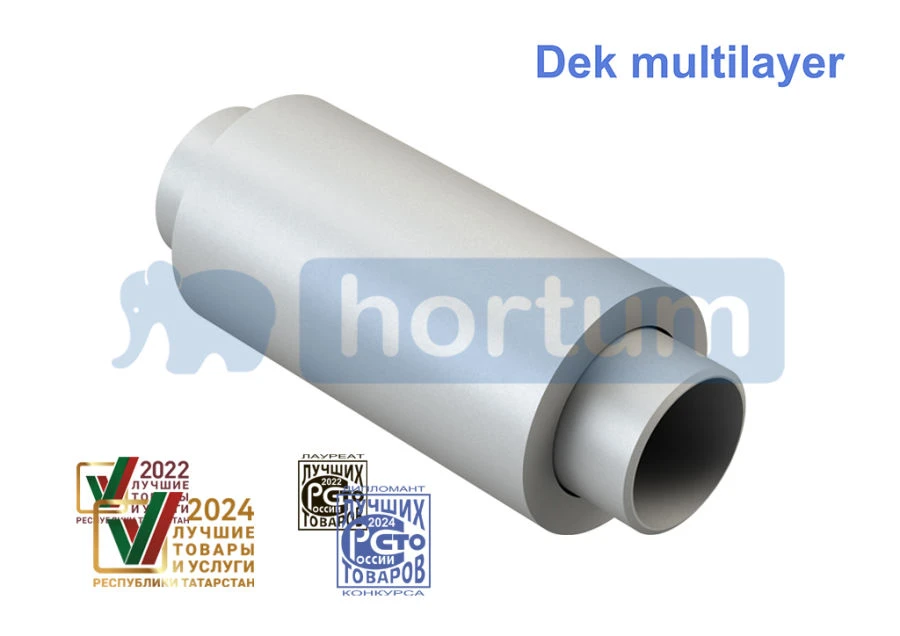 DEK Multilayer Compensator with Multi-Layer Bellows for Heating and Water Supply Systems