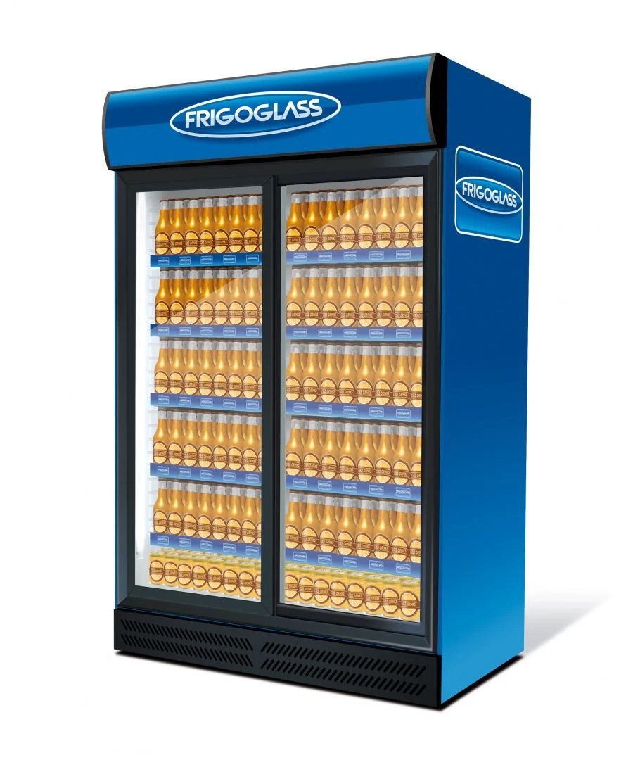 Super-16 SD Refrigerated Display Case for Beverages and Food