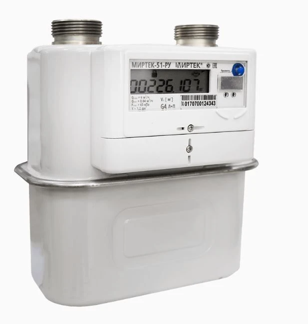 Diaphragm Gas Meter MIRTEK-51-RU G4 for Natural and Industrial Gases