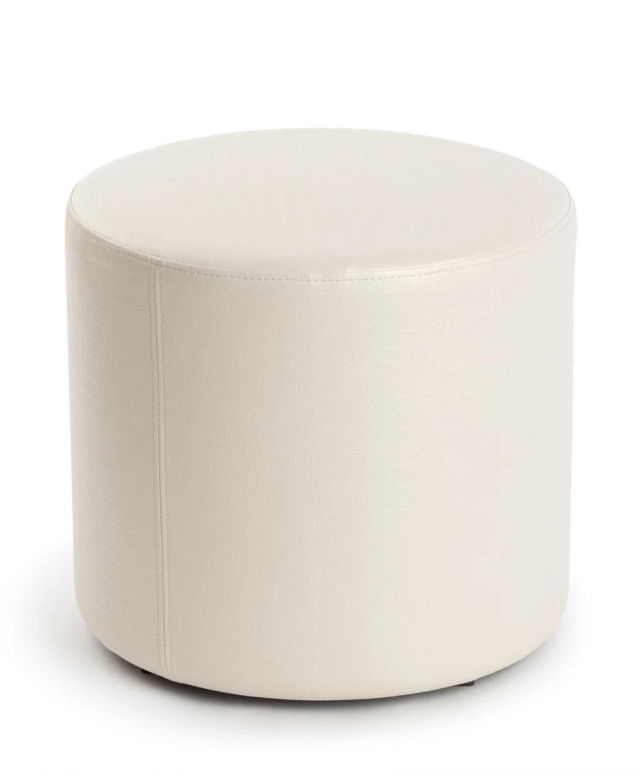 أوتومان مبطن بإطار خشبي