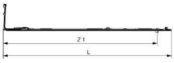 Medium Stop for Securing Door Leaf to Frame 250793