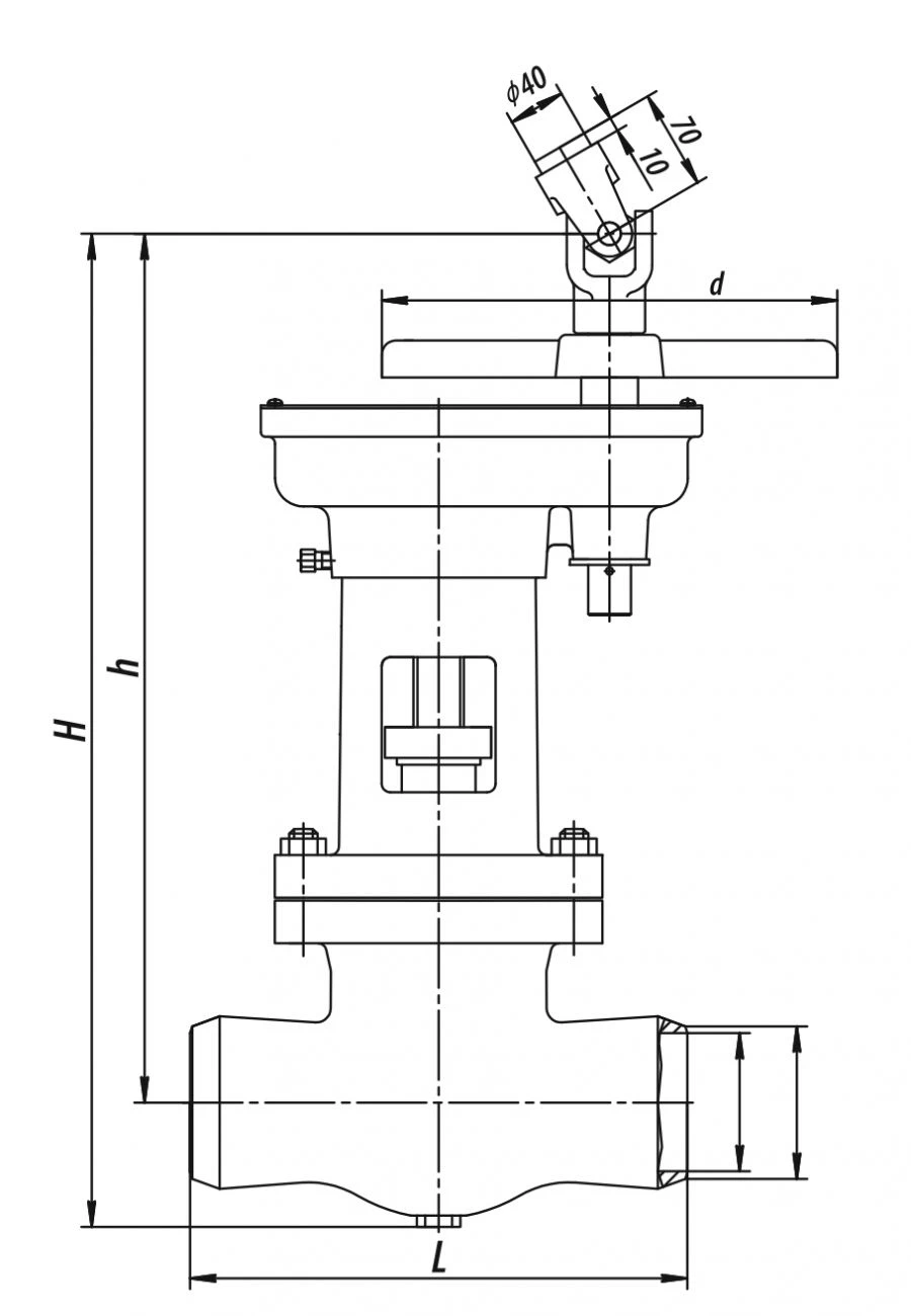 Gate Valve for Water and Steam Systems 1511-150-CZB