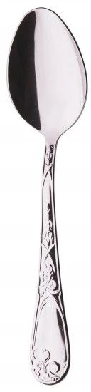 Eco-Friendly Stainless Steel Dining Spoon with Iris Design M-22