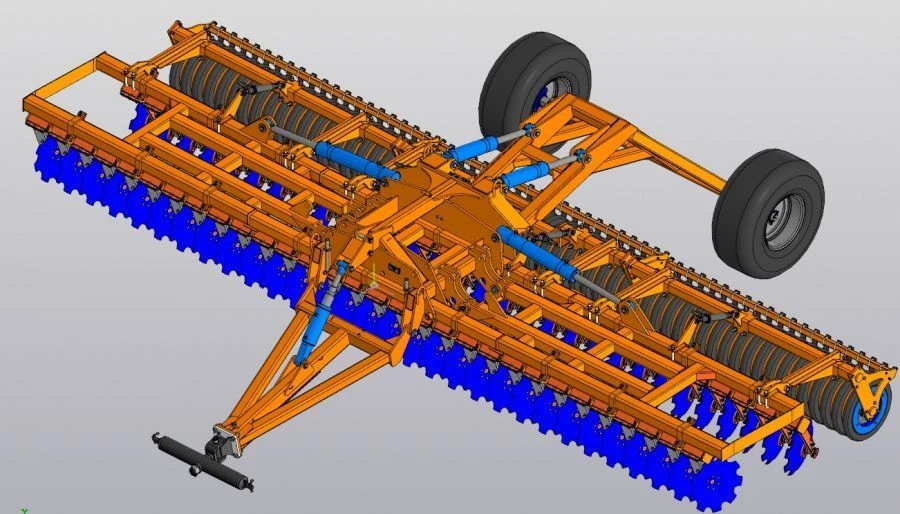Folding Disc Harrow BDS-8x2P