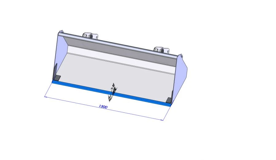 Front Loader Attachment Bucket P320-2A for P320-A