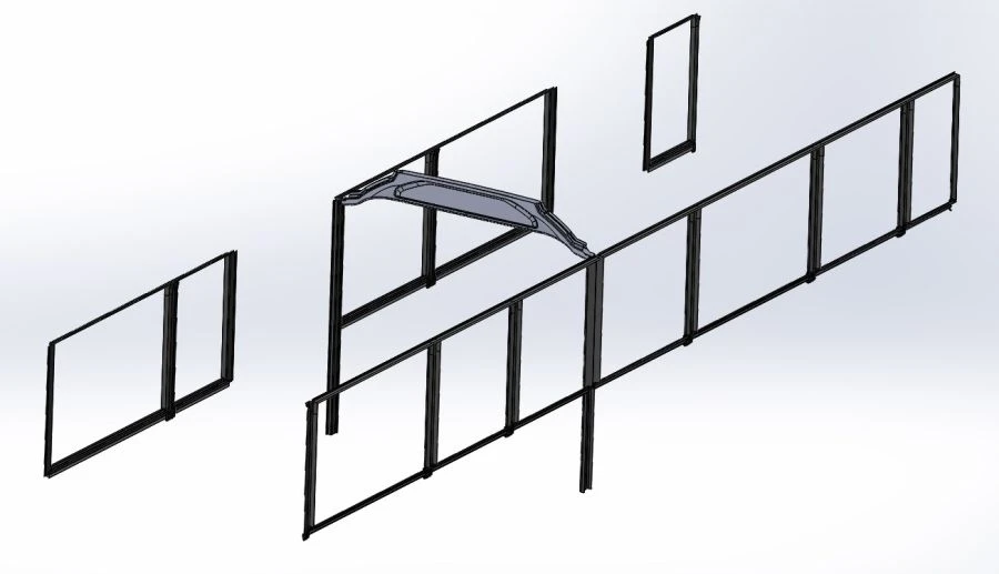 مجموعة قطع تقليم النوافذ 6241-03-5403100