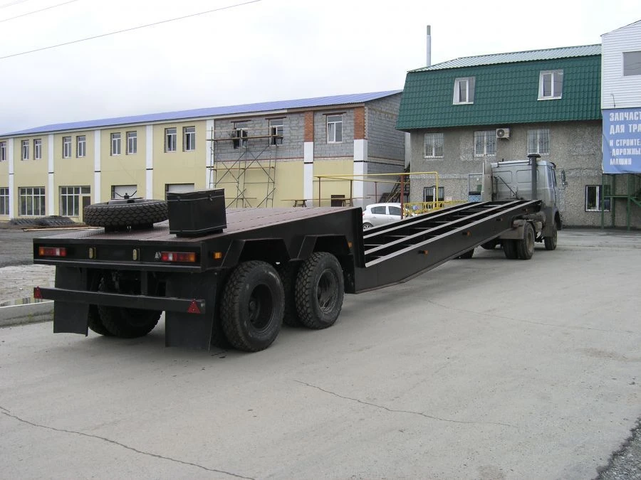 Platform Semi-Trailer SAV 99403 with Leaf Suspension