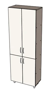 4-Door Educational Material Storage Cabinet