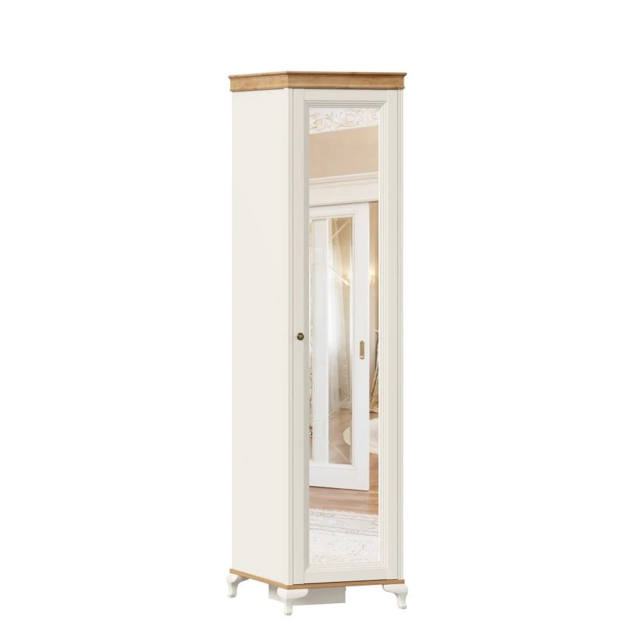 Facade Door with Mirror (Alabaster) - Villaggio LD.680002.000