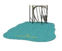 Square Target for Testing Individuals with Disabilities - ATM-019