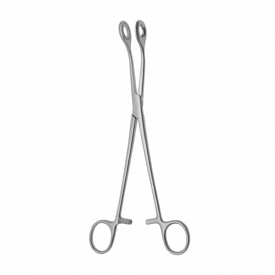 Curved Hemorrhoidal Forceps TSh-04-048-21.5, 215 mm