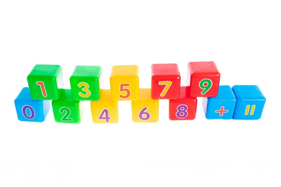 Colorful Building Blocks Set "First Mathematics" 1/14