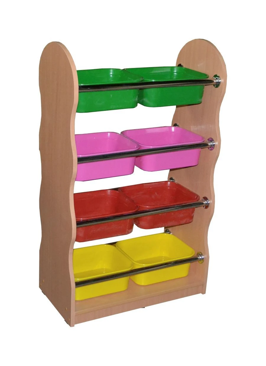 Children's Toy Storage Rack with 8 Bins, Model 40134