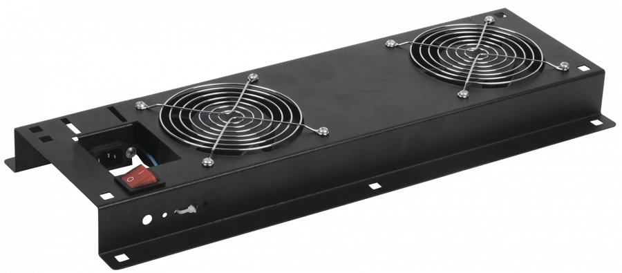 لوحة مروحة السقف مع مفتاح، 2 وحدة، باللون الأسود، FM05-21M ITK