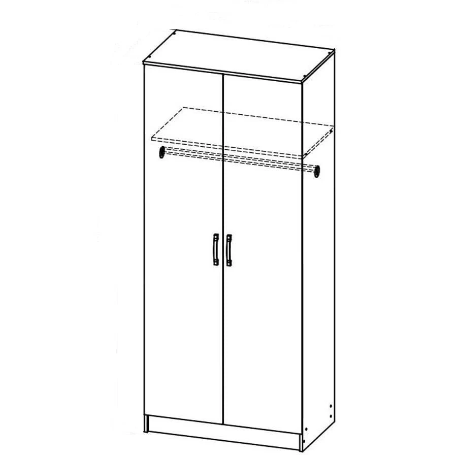 Wardrobe cabinet model SH 04