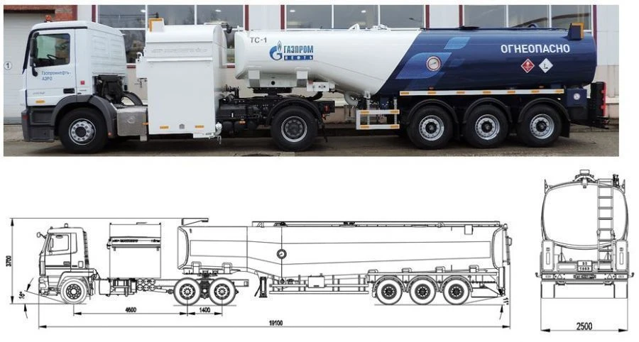 Airport Fuel Tankers for Road Use - ATZ Model