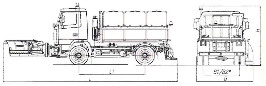 Universal Road Maintenance Machine MK-3533-01