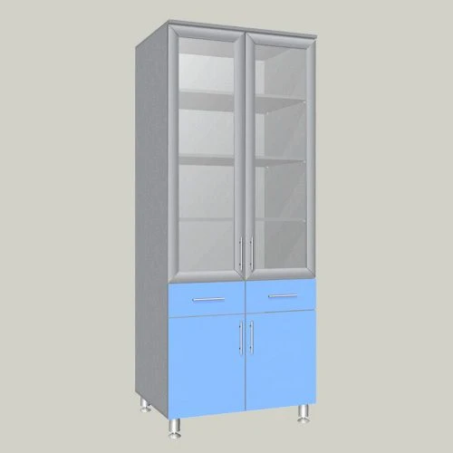 General Purpose Cabinet with Two Glass Doors Model MSHGR-8
