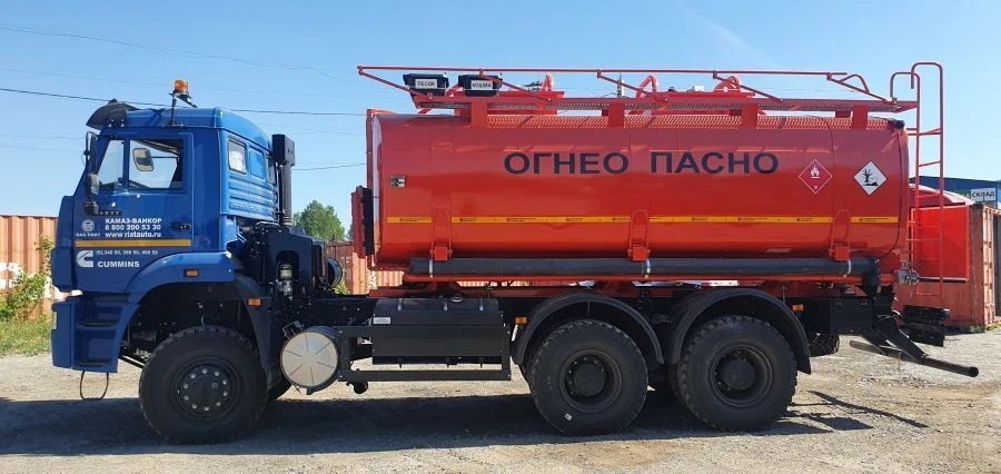 Fuel Tanker Truck ATZ TZA 4671N6-11 on Kamaz 6522-RT Chassis