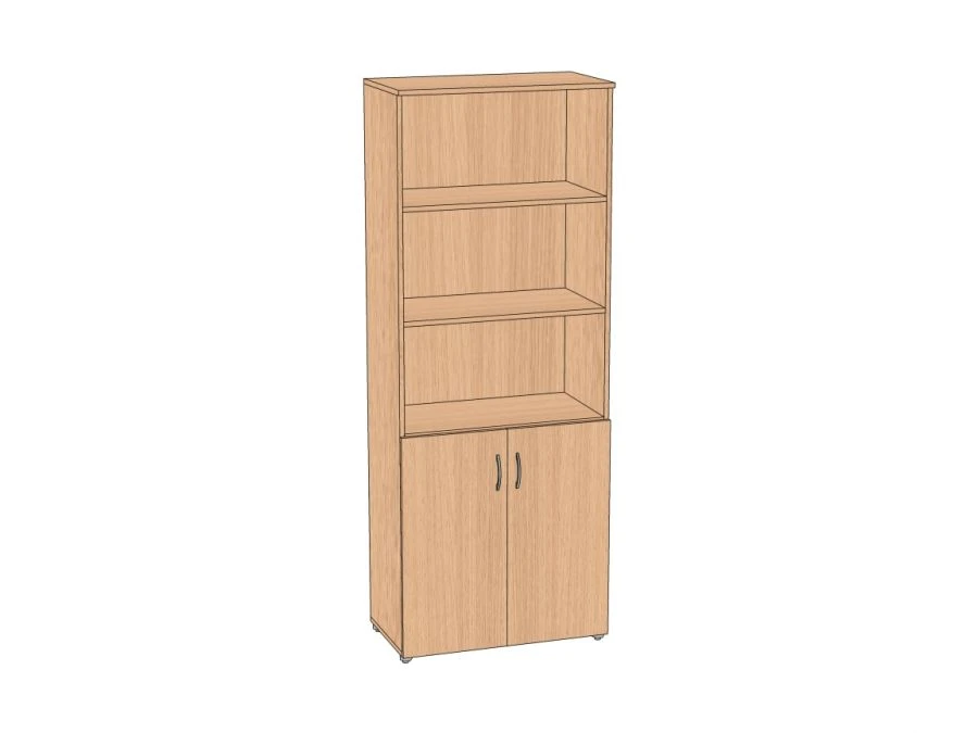 Wide Semi-Open Document Cabinet 700*383*1830 mm ASHDO-70