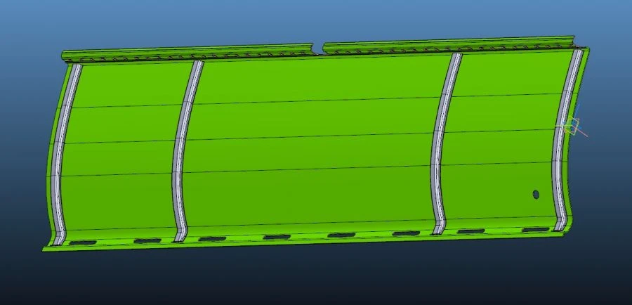 لوحة السقف مصنوعة من الألياف الزجاجية البوليستر 5299П-5702011-31