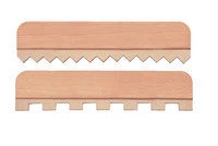 Sand Drawing Tactile Game Scraper with Rectangular Teeth