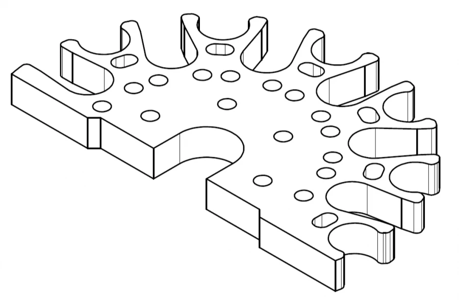مثبت كابلات للتثبيت الآمن، موديل 20-010322