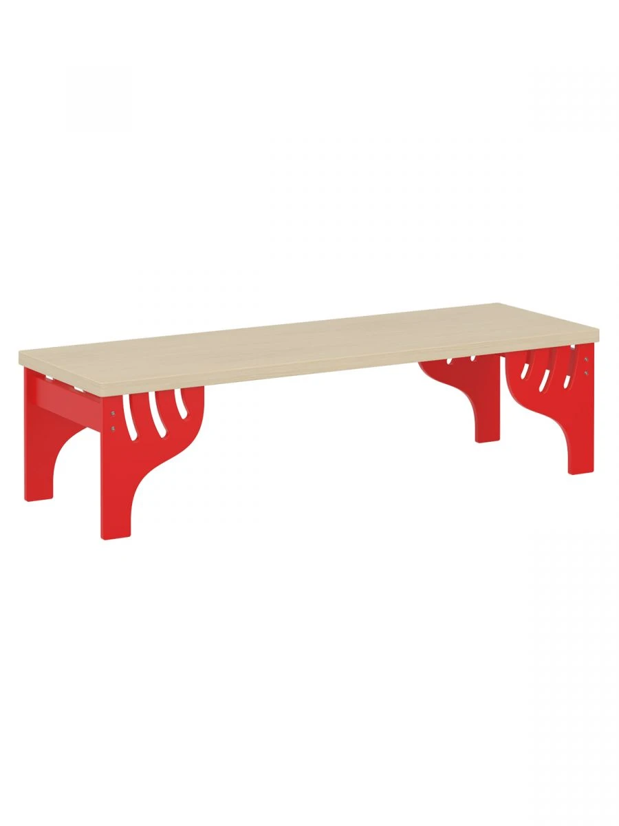 Universal Changing Room Bench - Red