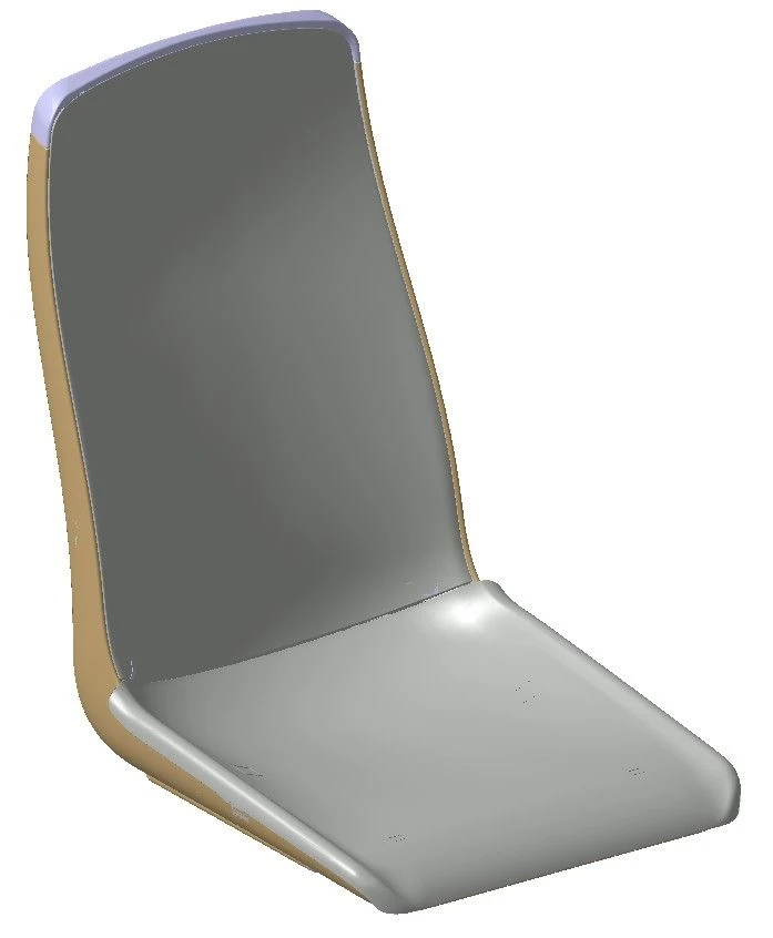 مقعد الركاب بدون مسند ذراع L01R35.6820036