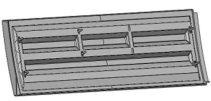 لوحة مزيفة أمامية لجزء الترام الأيسر S.21Р-10.50.120