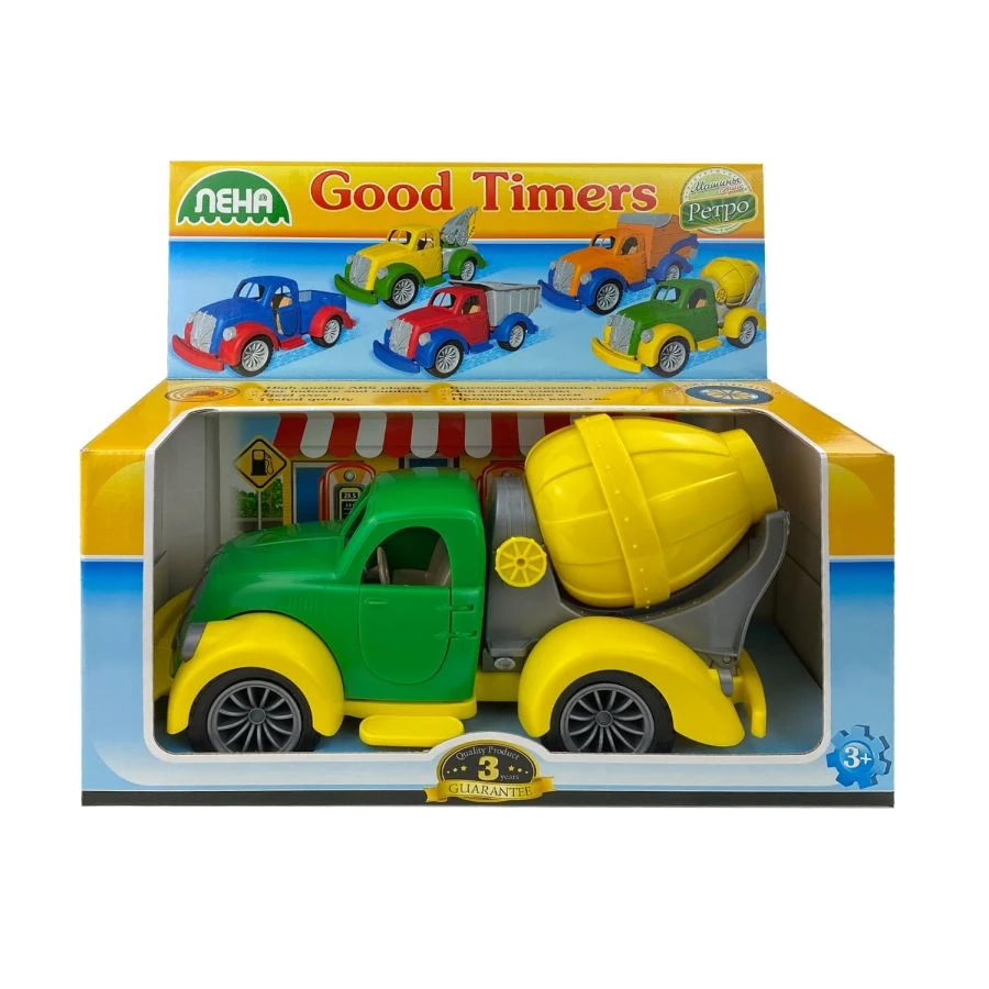 Retro Toy Concrete Mixer Truck 32cm