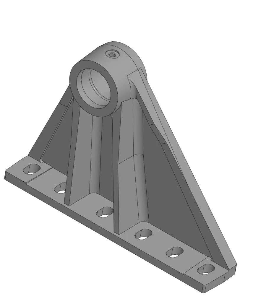 Right and Left Bracket ZKCHX-0034 for Hydraulic Cylinder Support