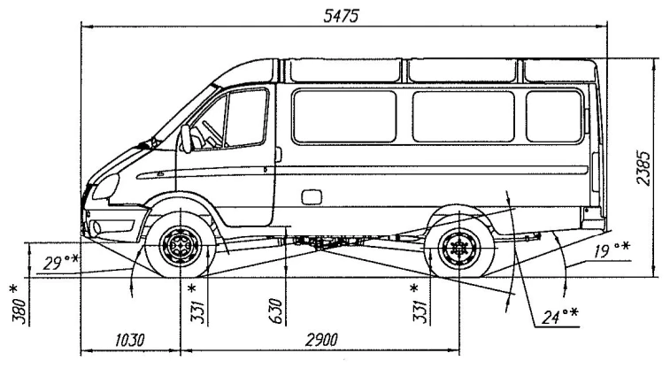 All-Wheel Drive Chassis 27057 with Gasoline Engine