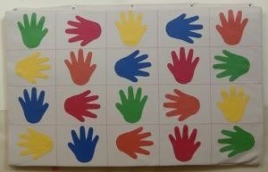 اللوحة التعليمية "الأيدي" - "تنسيق الحركة