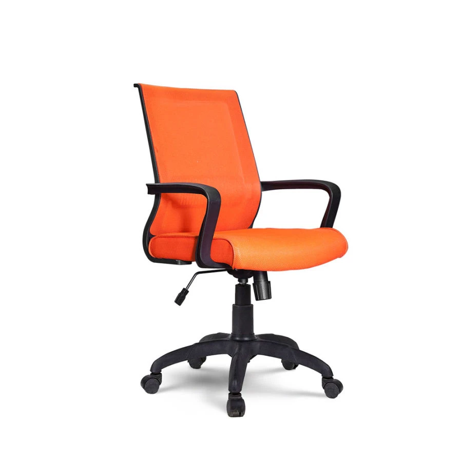 كرسي لينك بإطار معدني مع تنجيد من القماش