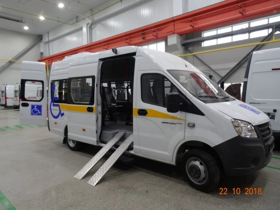 Class A Bus for Wheelchair Users IAC-1767A2 on GAZelle Next Base