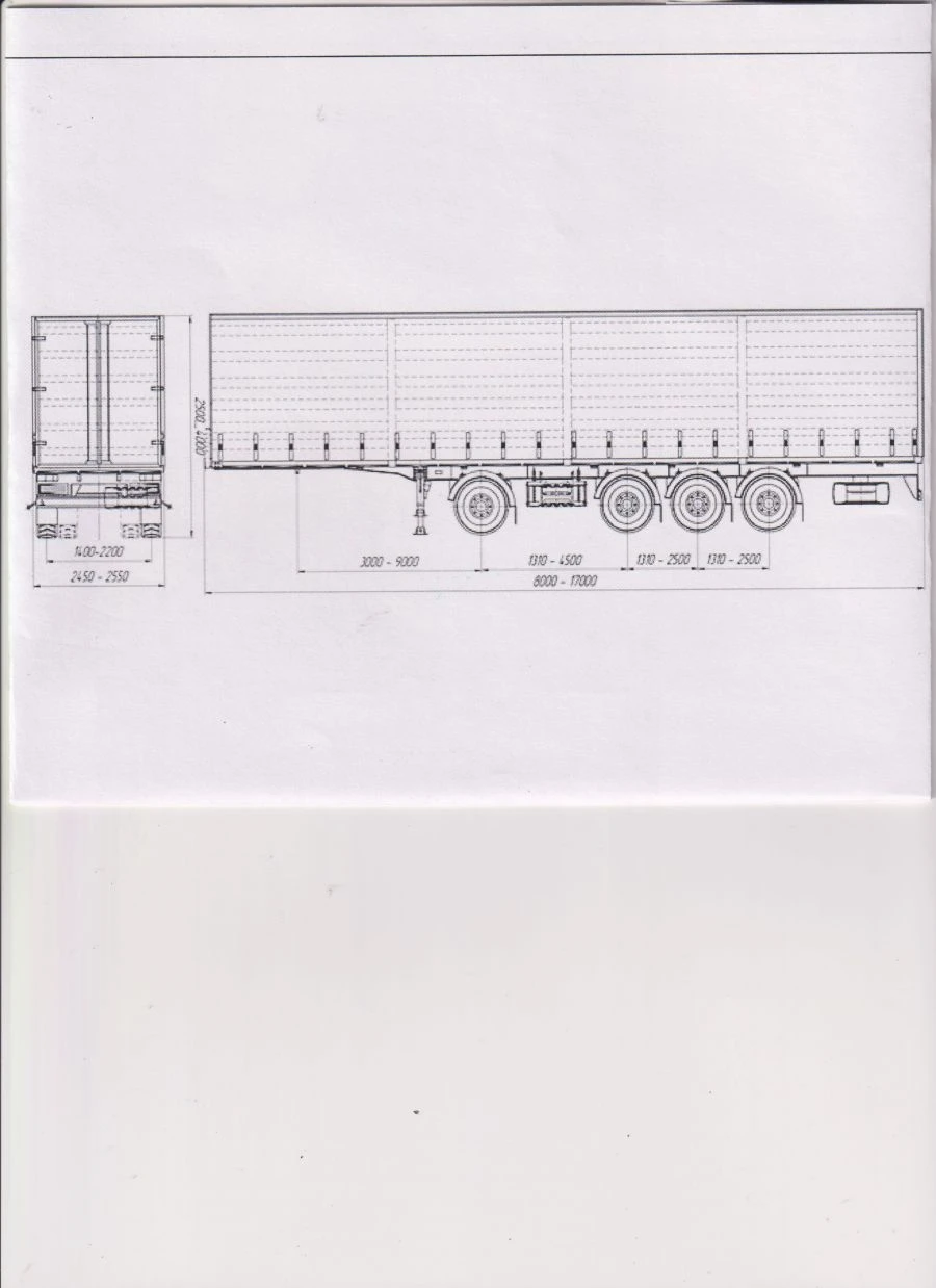 PT-4 Semi-Trailer for Transporting Various Loads