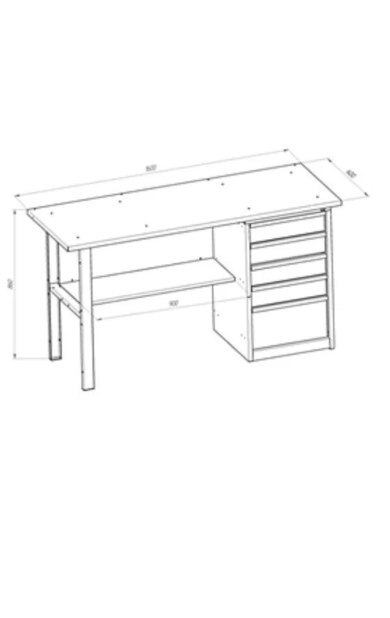 ITP-2-D-Pm-O Modular Workbench