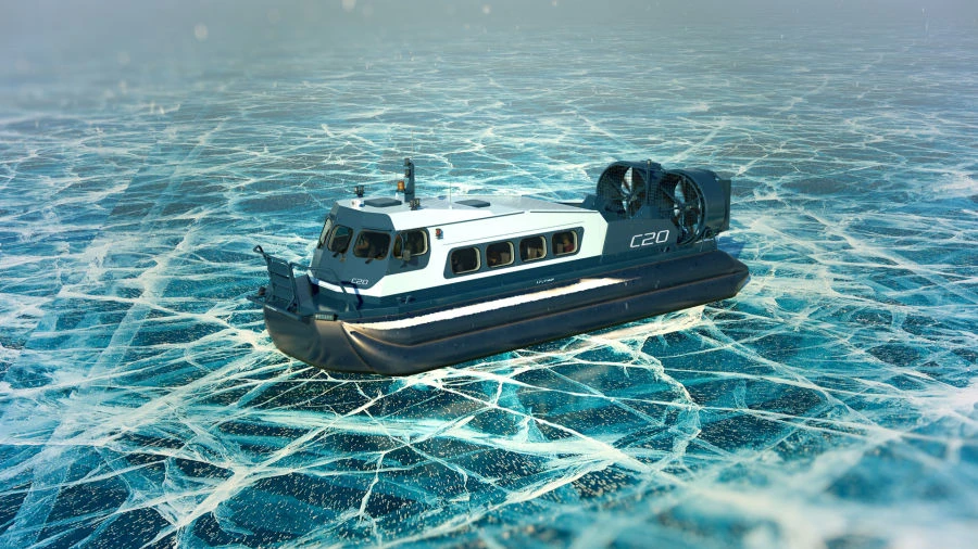 قارب هوائي لنقل الركاب والبضائع - سبوتنيك 20