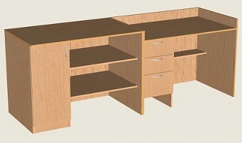 Demonstration Table with Socket for Physics and Biology Lab Art: АтСД2