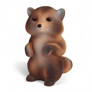 Cute Raccoon Plush Toy - 16cm Realistic Design