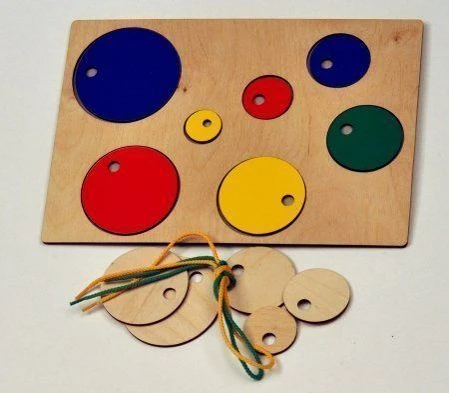 Colorful Beads Educational Game A4 Format