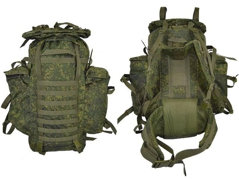 Tactical Backpack with Camouflage Cover (60+20L)