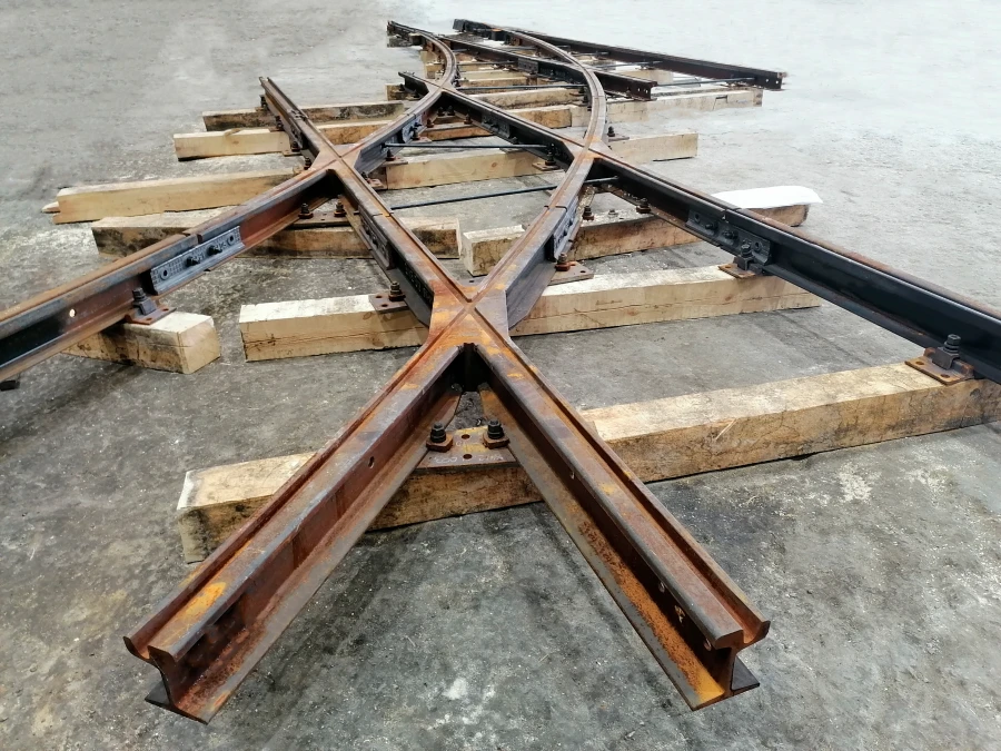 R50 Tram Switch with Flexible Points for Track Conversion 8627.00.000