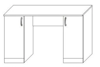 Writing Desk with Cabinet for Commercial Enterprises